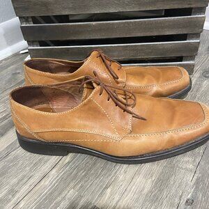Worn ONCE! Mens Tan Leather Dress Shoes